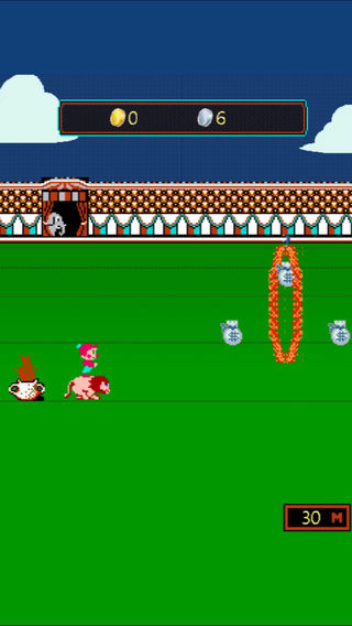 小丑马戏团：经典FC红白机钻火圈抢红包游戏