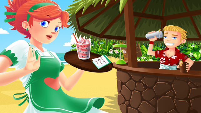 老爹女儿经营餐厅商店