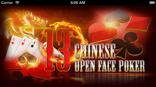 Chinese Open Face Poker