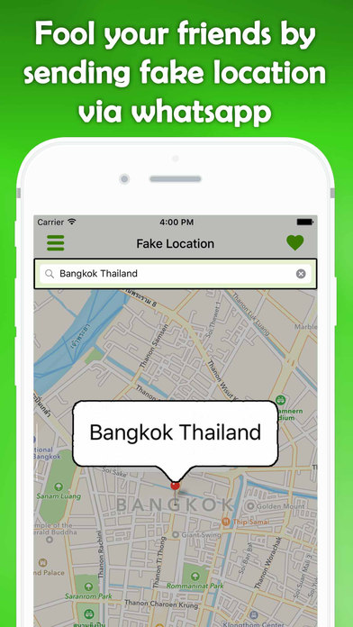 恶作剧对于WhatsApp的 - 通过WhatsApp的发送伪造的位置