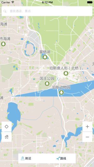 珀斯中文离线地图