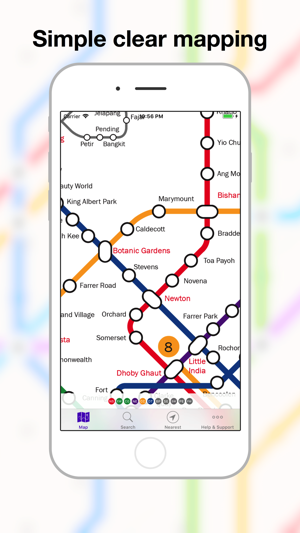 新加坡地铁地图 (Explore Singapore)