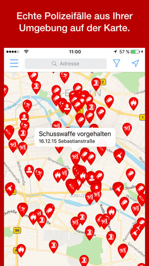 Verbrechen - echte Polizeifälle aus Deiner Umgebung