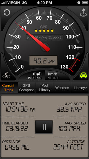 Speedometer GPS+(Car speedometer, Bike cyclometer)