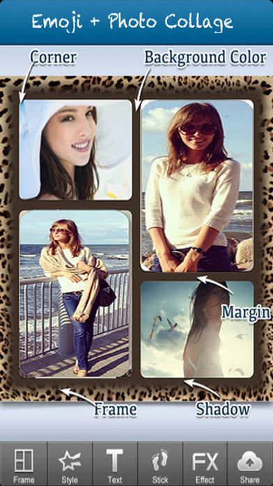 Emoji 2 Emoticons + Pic InstaCollage for Instagram