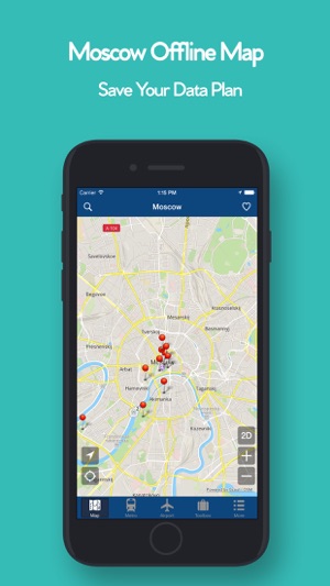 莫斯科离线地图 - 城市 地铁 机场