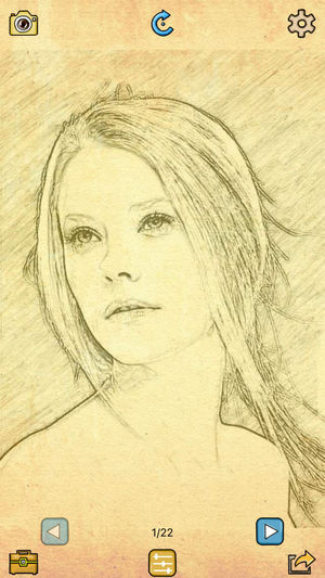 素描相机 - 美颜美图世界, 我的天天修图P图自拍神器