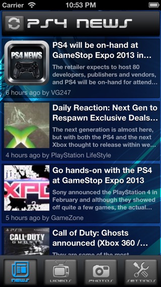 News for PS4
