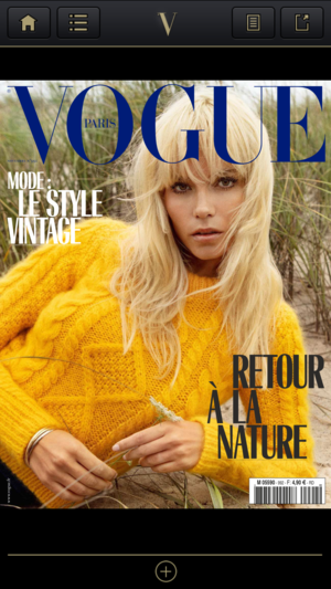 VOGUE MAGAZINE FRANCE pour iPhone