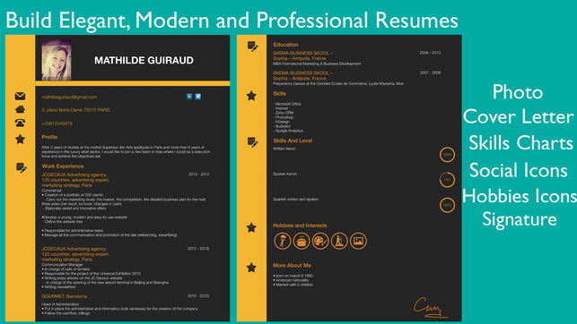 Resume Designer Pro: Produce elegant Resumes