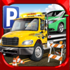 3D Impossible Parking Simulator 2 - Real Police Monster Tow Truck Car Driving School Test Park Sim Racing Games